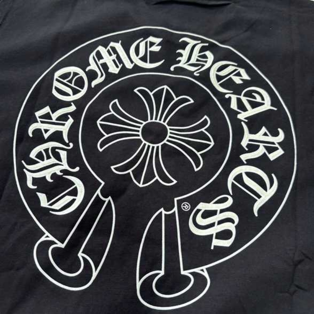 Chrome Hearts black printed short-sleeved T-shirt - Picture 6 of 7